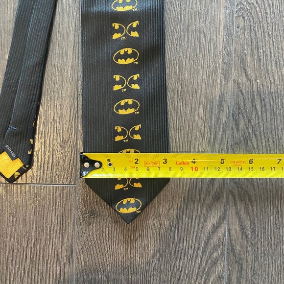 vintage 1989 dc comics batman logo necktie made in japan - Picture 6 of 10